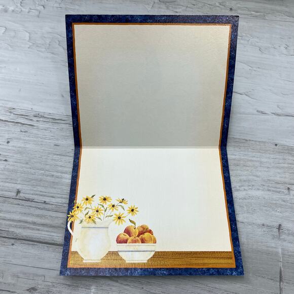 Vintage Blank Note Card Bundle 7 Cards Floral Hearts Thank You - Picture 7 of 9